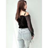 ギャザーベロアペプラムブラウス | RESEXXY | 詳細画像23 