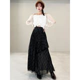 ギャザーベロアペプラムブラウス | RESEXXY | 詳細画像8 