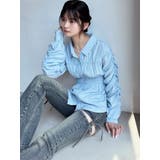 ギャザーデザインチュニックシャツ | RESEXXY | 詳細画像3 