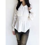 ホワイト | ギャザーデザインチュニックシャツ | RESEXXY