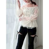 アイボリー | チョーカーリボンチュニックブラウス | RESEXXY