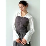 スウェットビスチェドッキングシャツ【セットアップ着用可能】 | RESEXXY | 詳細画像2 