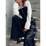 ブラック | スウェットビスチェドッキングシャツ【セットアップ着用可能】 | RESEXXY