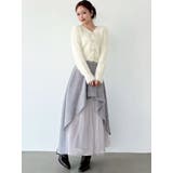 アシンメトリーフレアボリュームスカート | RESEXXY | 詳細画像7 