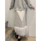 ライトグレー | フェイクファーナロースカート | RESEXXY