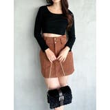 ブラウン | ハイウエストミニスカート【セットアップ着用可能】 | RESEXXY