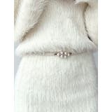 ベージュ | ポイントパールゴムベルト | RESEXXY