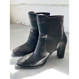 ブラック | スクエアトゥショートブーツ | RESEXXY