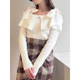 ボリュームリボンニットトップス | RESEXXY | 詳細画像1 