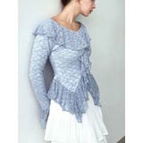 ブルー | ラッフルレーストップス | RESEXXY