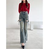 クルーネックニットカーデ | RESEXXY | 詳細画像14 