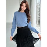 クルーネックニットカーデ | RESEXXY | 詳細画像3 