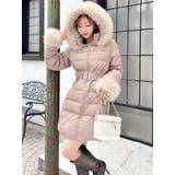 ベージュ | フード付きダウンコート【完売サイズは品番:1526100221で販売中】 | RESEXXY