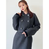 ダブルブレストショートコート【セットアップ着用可能】 | RESEXXY | 詳細画像6 