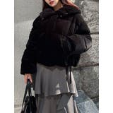 ブラック | リボンデザインダウンジャケット | RESEXXY