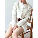 ホワイト | ノーカラーショートジャケット【セットアップ着用可能】 | RESEXXY