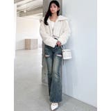 フラッフィービッグカラーブルゾン | RESEXXY | 詳細画像12