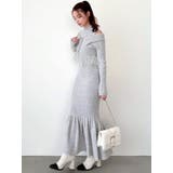 フェザーヘムレイヤードニットワンピース | RESEXXY | 詳細画像10 