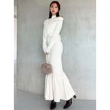 フェザーヘムレイヤードニットワンピース | RESEXXY | 詳細画像16 