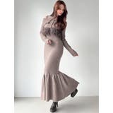 フェザーヘムレイヤードニットワンピース | RESEXXY | 詳細画像3 