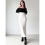 フリルタイトニットワンピース | RESEXXY | 詳細画像2 