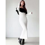 フリルタイトニットワンピース | RESEXXY | 詳細画像3 