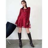 ドッキングフレアミニニットワンピース | RESEXXY | 詳細画像10 