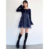 ドッキングフレアミニニットワンピース | RESEXXY | 詳細画像21 