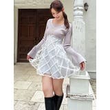 ドッキングフレアミニニットワンピース | RESEXXY | 詳細画像30 