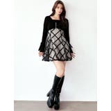 ドッキングフレアミニニットワンピース | RESEXXY | 詳細画像36 