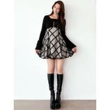 ドッキングフレアミニニットワンピース | RESEXXY | 詳細画像37 