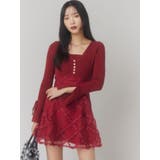 ドッキングフレアミニニットワンピース | RESEXXY | 詳細画像38 