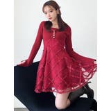 ドッキングフレアミニニットワンピース | RESEXXY | 詳細画像8 