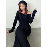 ルーズギャザーカットマーメイドワンピース | RESEXXY | 詳細画像3 