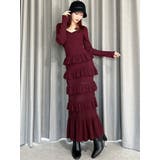 フリルデザインIラインニットワンピース | RESEXXY | 詳細画像10 