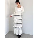 フリルデザインIラインニットワンピース | RESEXXY | 詳細画像14 