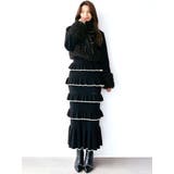 フリルデザインIラインニットワンピース | RESEXXY | 詳細画像3 