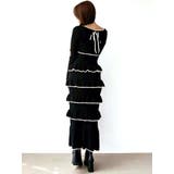 フリルデザインIラインニットワンピース | RESEXXY | 詳細画像6 