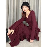 フリルデザインIラインニットワンピース | RESEXXY | 詳細画像9 