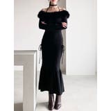 フェイクファートリムニットワンピース | RESEXXY | 詳細画像10 