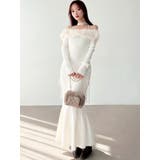 フェイクファートリムニットワンピース | RESEXXY | 詳細画像16 