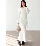 フェイクファートリムニットワンピース | RESEXXY | 詳細画像17 