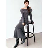 フェイクファートリムニットワンピース | RESEXXY | 詳細画像19 