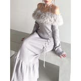 フェイクファートリムニットワンピース | RESEXXY | 詳細画像34 