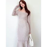 シアードッキングツイードニットワンピース | RESEXXY | 詳細画像10 