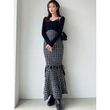 シアードッキングツイードニットワンピース | RESEXXY | 詳細画像15 