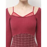 シアードッキングツイードニットワンピース | RESEXXY | 詳細画像22 