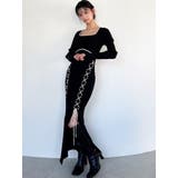 レースアップタイトニットワンピース | RESEXXY | 詳細画像20 