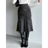 チャコールグレー | レイヤードプリーツミディスカート | RESEXXY