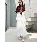 アシンメトリーティアードスカート | RESEXXY | 詳細画像4 